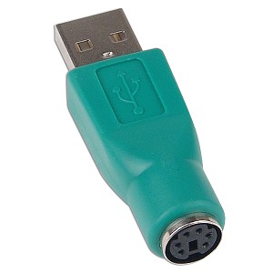 PS/2 to USB Adapter-Perfect for PS/2 Mouse/Keyboard to USB Port